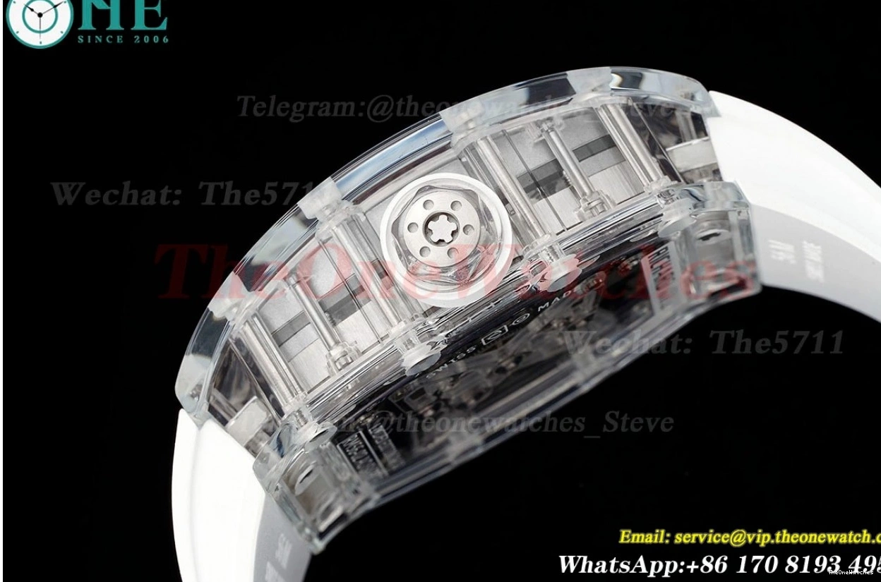 RM56-02 44mm Strap Tourb on Skeleton Dial White RMF Rubber 0314